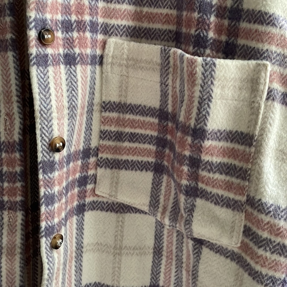 Style Racket Flannel Jacket Size Small - Picture 2 of 6
